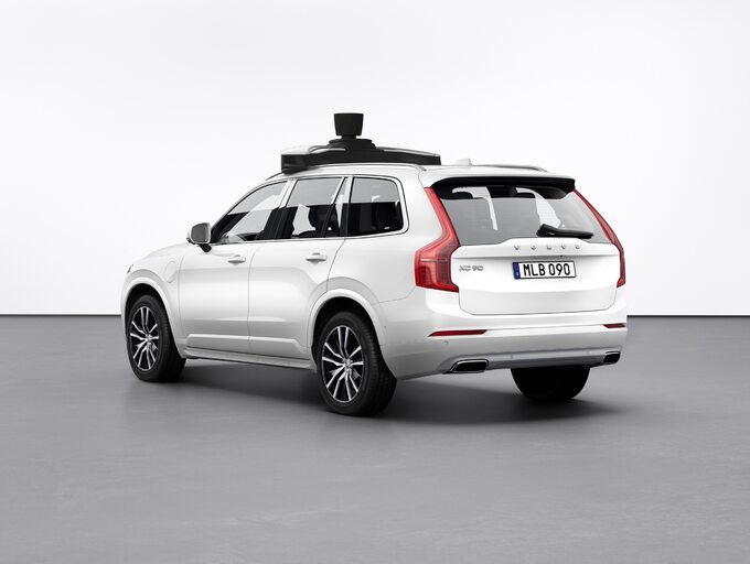 Autonomiczne Volvo XC90/Uber