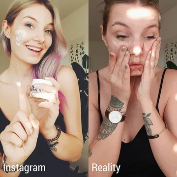 Instagram kontra rzeczywistość 
