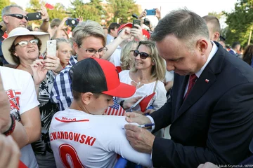 Spotkanie prezydenta Andrzeja Dudy z Polonią w New Britain w USA 