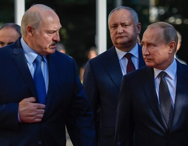 Miniatura: Putin ręka w rękę z Łukaszenką szukają...