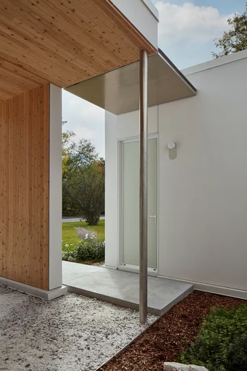 Mały domek z prefabrykatów, projekt Maurice Martel v2com, Maurice Martel, 3010-03