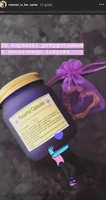 Screen z&nbsp;InstaStories Sary Boruc