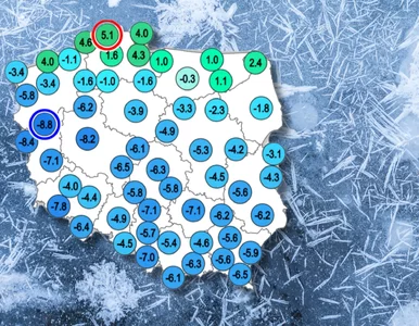 Miniatura: Pogoda rozdarła Polskę na pół. Takiej...