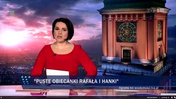 Paski informacyjne w TVP Info 