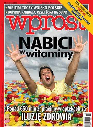 Okładka tygodnika Wprost nr 33/2002 (1029)
