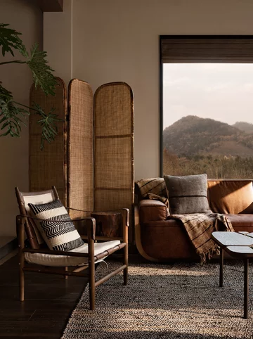 Wnętrza w kolorach ziemi, projekt Zoom Design Azja, Zoom Design, natura