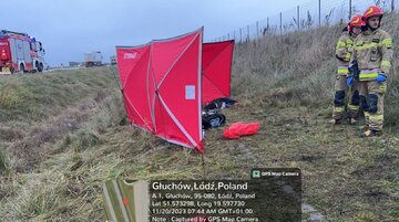 Wypadek na&nbsp;A1 w&nbsp;woj. ł&oacute;dzkim