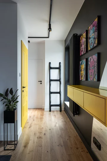 Mieszkanie urządzone w stylu Pop-art Pop-art, mieszkanie, wnętrza