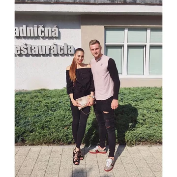 Milan Skriniar i Barbora Hroncekova 