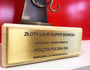 Miniatura: Poczta Polska z nagrodą Złoty Laur "Super...