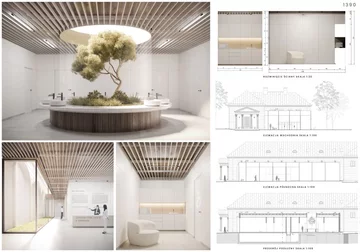 Projekt Łazienki 2022 II wyróżnienie - A. Barłóg, S.Borys, W. Budzyński, A. Figiel, M.Dziuba, A. Gajewska 