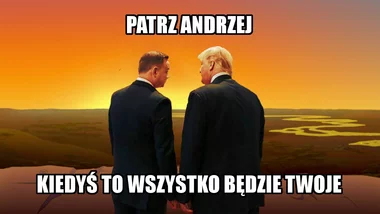 Mem z Donaldem Trumpem