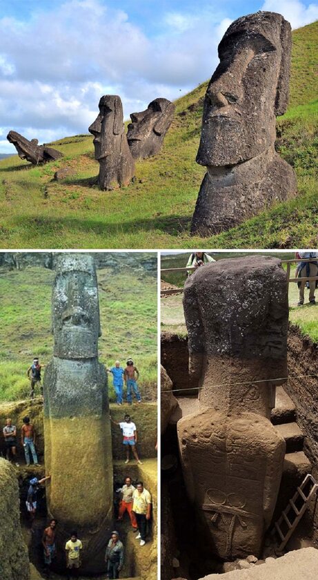 Słynne posągi na Wyspie Wielkanocnej to nie tylko głowy 