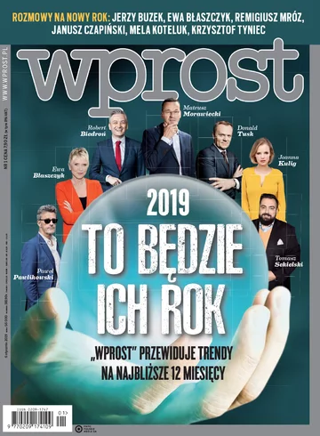 Okładka tygodnika Wprost nr 1/2019 (1867)