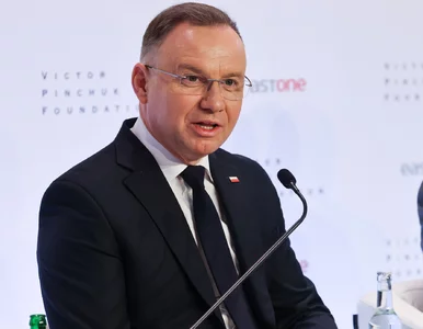 Miniatura: Duda zażartował po angielsku w Davos....