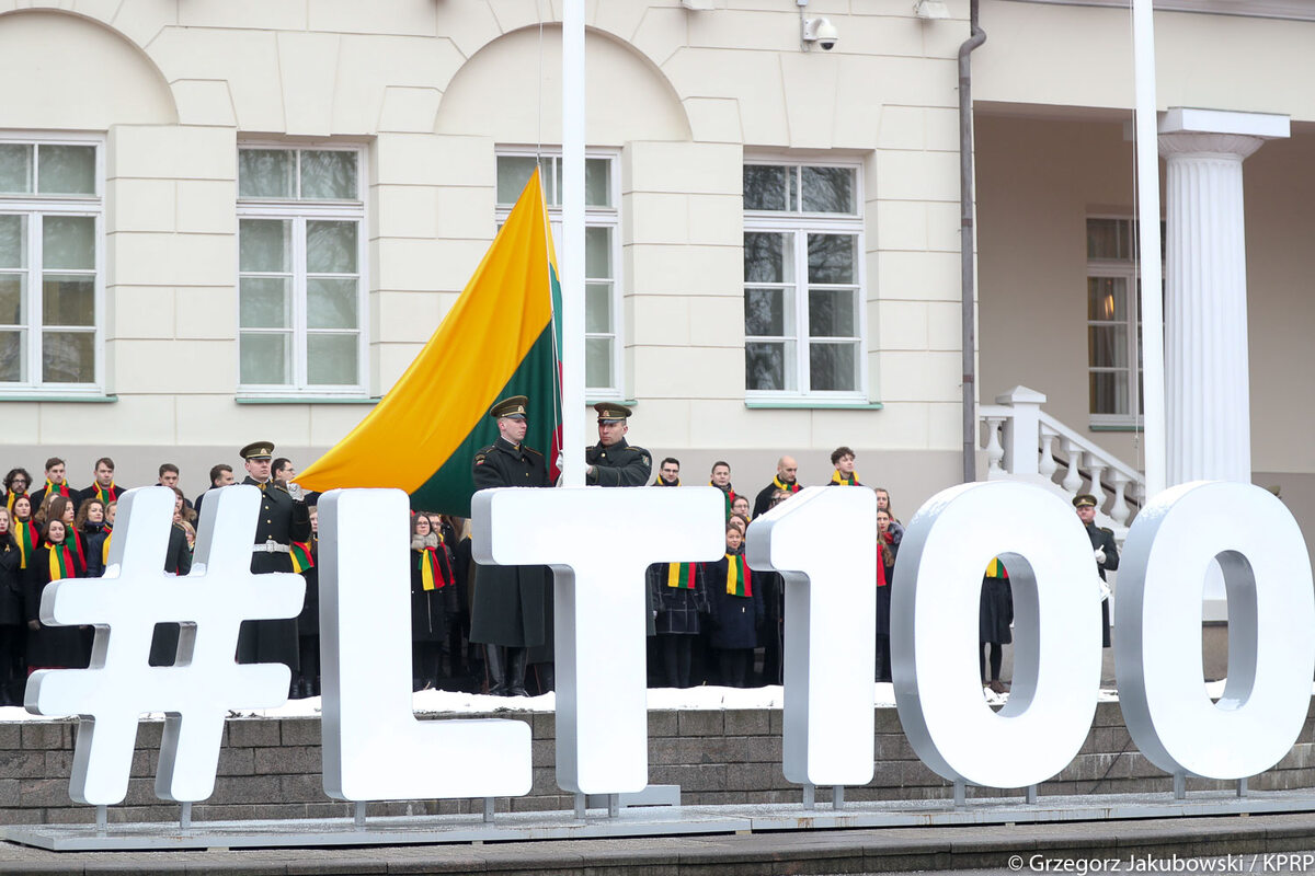 Uroczystości 100. rocznicy odbudowy Państwa Litewskiego 
