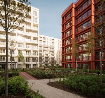 Modern Mokot&oacute;w powstaje na&nbsp;terenie dawnego kompleksu biurowego Empark Mokot&oacute;w. Masterplan inwestycji opracowała pracownia BBGK Architekci
