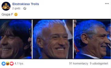 Mem po losowaniu grup Euro 2020 