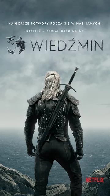 Plakat serialu „Wiedźmin” 