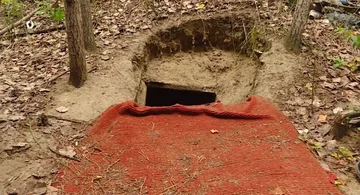 Złodzieje wydrążyli tunel 