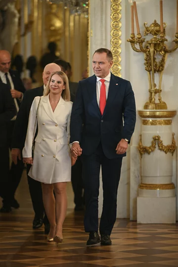 Karol Nawrocki z żoną 