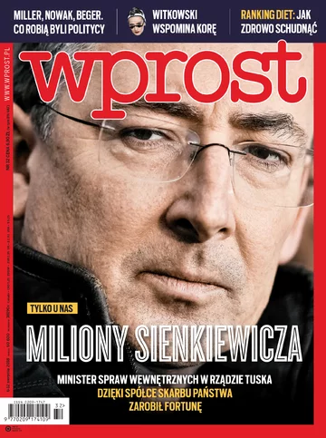 Okładka tygodnika Wprost nr 32/2018 (1847)