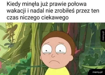 Minęła połowa wakacji. Internauci publikują memy 