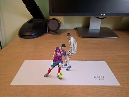 Miniatura: Trójwymiarowe rysunki Nikoli Čuljića