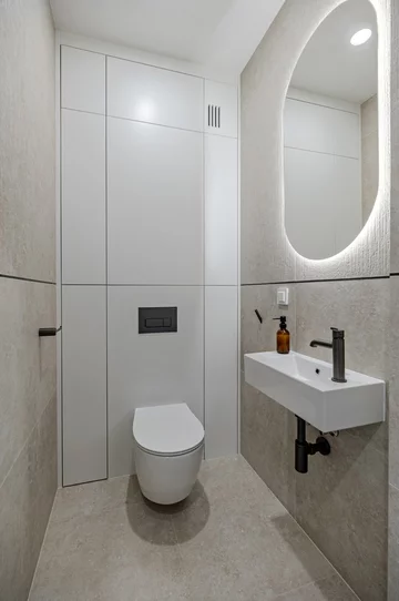 Miękka nowoczesność. Projekt: Deer Design 