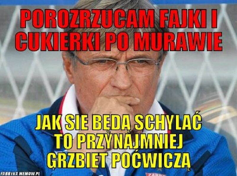 Adam Nawałka odchodzi z reprezentacji Polski - mem 