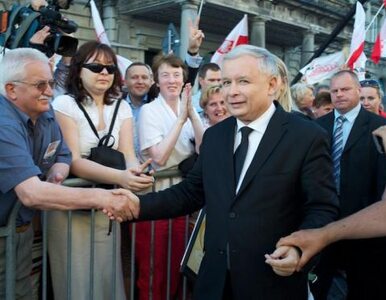 Miniatura: Kaczyński: trzeci raz wyprzedziliśmy PO....