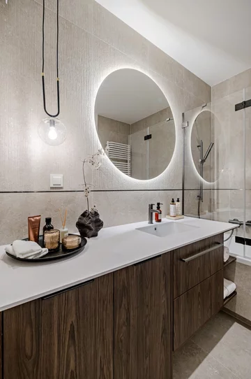 Miękka nowoczesność. Projekt: Deer Design 