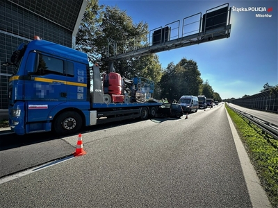 Wypadek na drodze krajowej nr 81 w Orzeszu