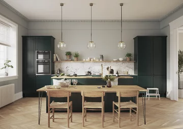 Funkcjonalna i ergonomiczna zabudowa kuchenna 