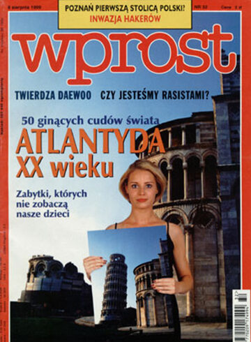 Okładka tygodnika Wprost nr 32/1999 (871)