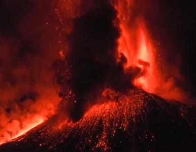 Miniatura: Etna urządziła prawdziwy spektakl....