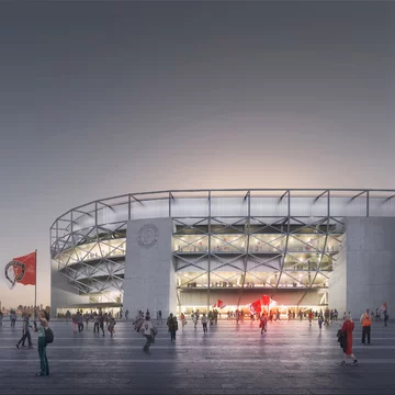 Nowy stadion w Rotterdamie Nowy Stadion Feyenoordu Rotterdam