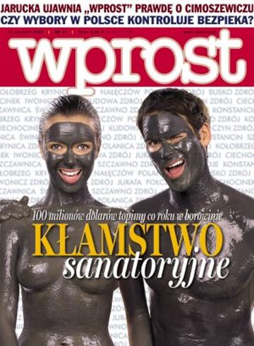 Okładka tygodnika Wprost nr 33/2005 (1185)