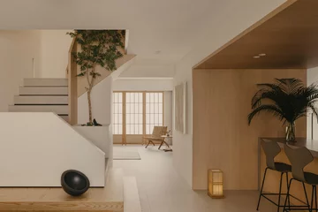 Przytulny minimalizm, projekt wnętrza Right Angle Studio 