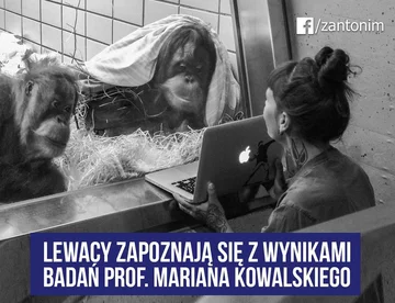 Marian Kowalski "obala" teorię ewolucji 