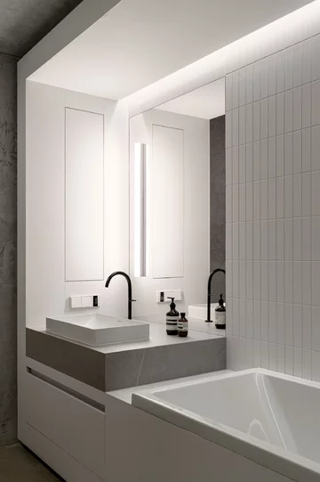 Nowoczesny apartament w Bydgoszczy, projekt CXA 