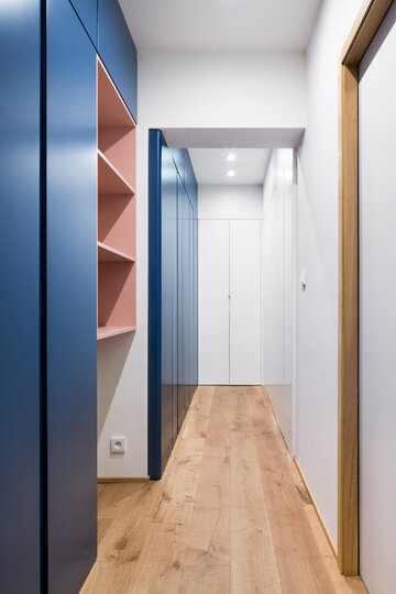Małe mieszkanie w&nbsp;Pradze, proj. NoArchitects