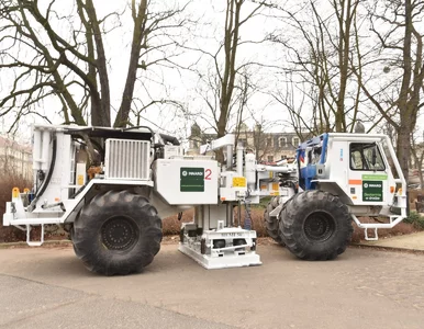 Miniatura: Niecodzienny widok na ulicach Poznania....