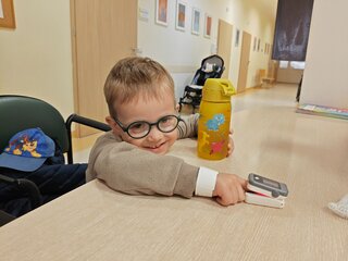 Witek rozwija się dobrze, mimo mukowiscydozy