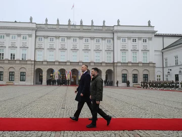 Karol Nawrocki i Wołodymyr Zełenski 