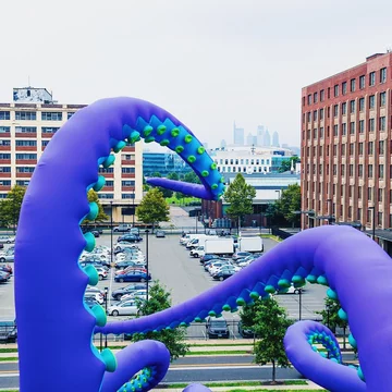 Potwór morski w porcie w Filadelfii 