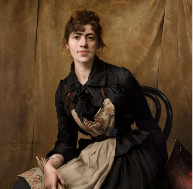 Anna Bilińska, Portret własny
