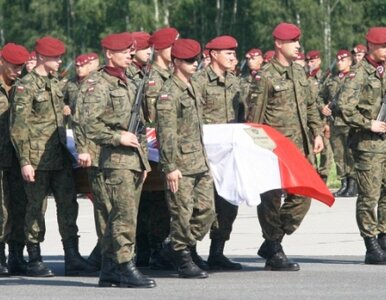 Miniatura: Pożegnanie oficera poległego w Afganistanie