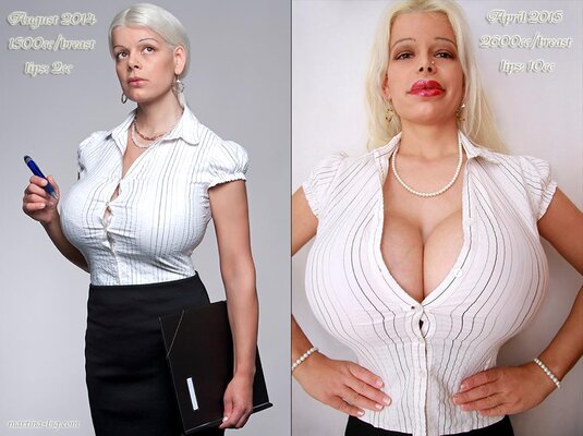 Miniatura: Twierdzi, że ma największy biust w...