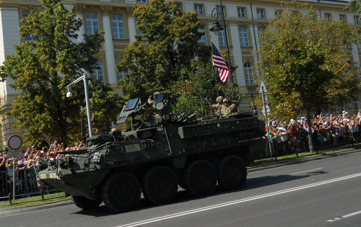 Kołowy transporter opancerzony Stryker US Army (fot.Marcin Lis